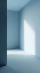 Captivating Light Blue Gradient Background with Minimalist Aesthetic
