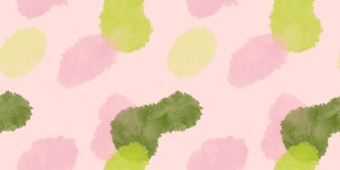 seamless pattern with texture spots on pink background 