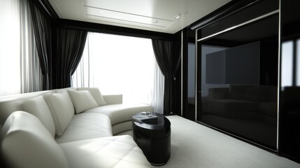 Fototapeta premium Modern Luxury Living Room Interior Design