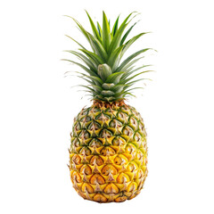 Fototapeta premium Tropical Delight: A close-up shot of a ripe pineapple showcasing its vibrant colors and intricate texture, capturing the essence of tropical freshness.