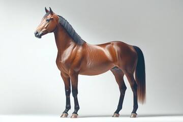 Obraz premium Realistic horse model