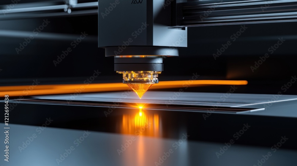 Aufkleber Advanced Manufacturing Machine Precisely Printing Tiny Filaments