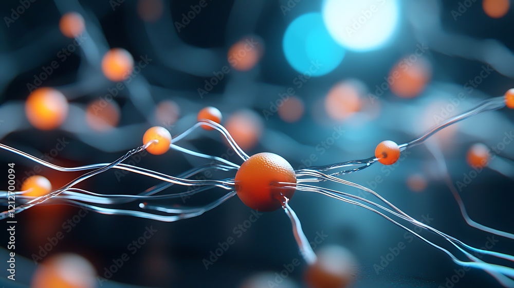 Poster dynamic digital pathways interconnected communication networks global overview abstract visuals high