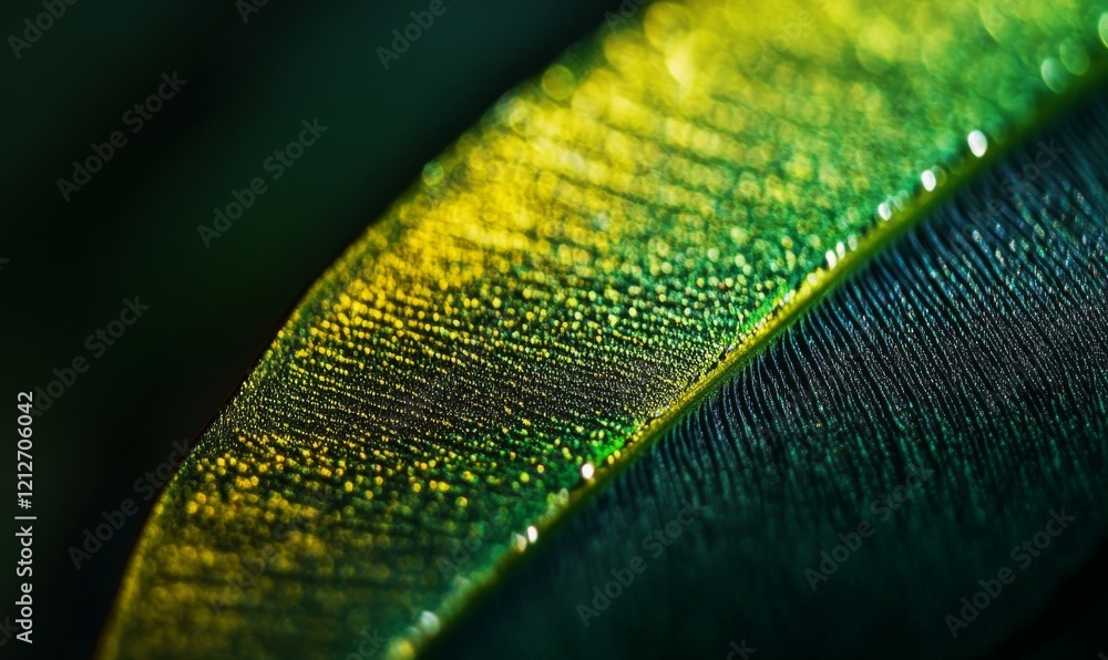 Poster close-up shot of green and black color background with gradient and grain effect