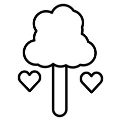 
Valentine themed line icons with a simple and clean design, ideal for modern and romantic design projects.