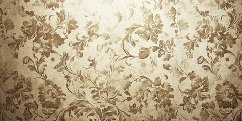repeating floral patterns with subtle textures and soft shadows, ideal for romantic vintage backgrounds.
