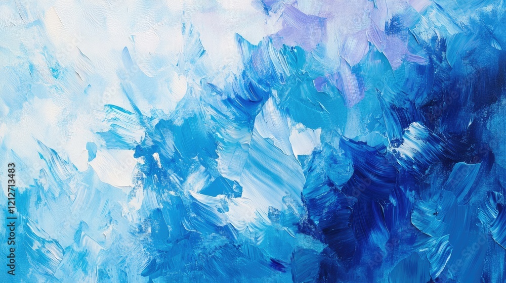 Poster abstract blue and aqua texture with dynamic brush strokes ideal for artistic backgrounds posters and