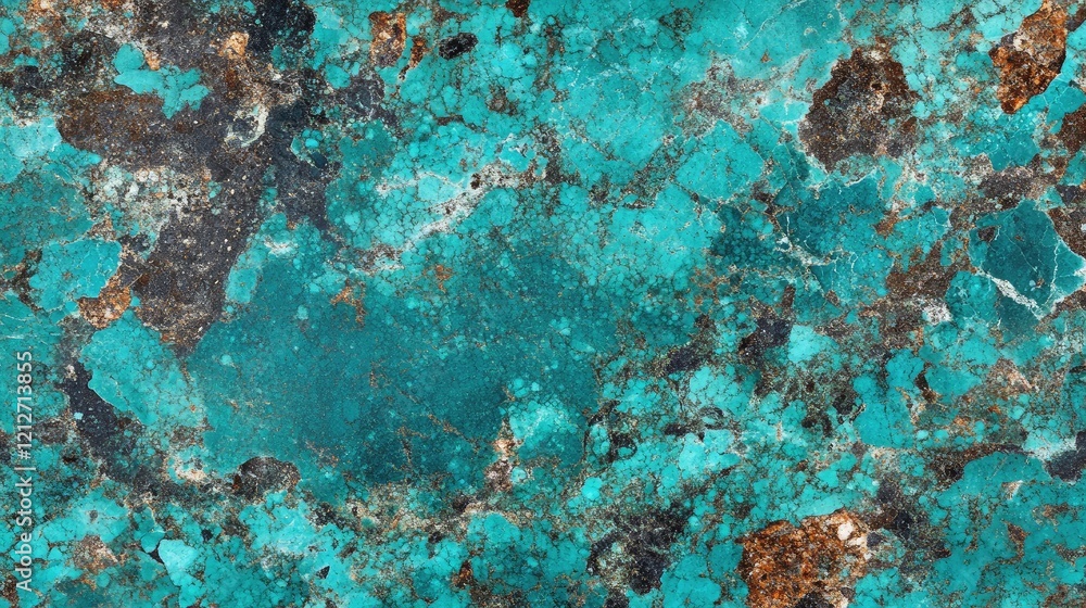Poster turquoise and black abstract grunge texture background for creative design and art projects