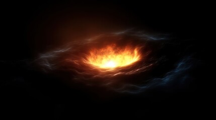 Fototapeta premium Captivating Universe Photography of Abstract Black Holes Cosmic Depths Digital Art Outer Space Celestial View