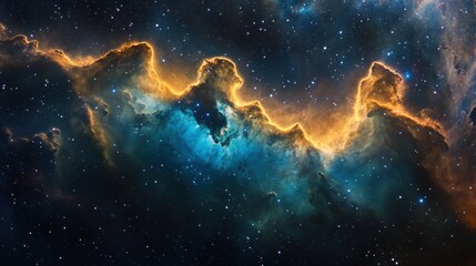 Obraz premium Captivating Universe Photography of Nebula Celestial Realm Abstract Imagery Cosmic Environment Immersive Viewpoint