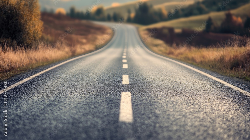 Poster abstract blurred road landscape with soft bokeh and vintage tones ideal for background usage and gra