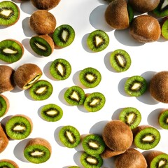 Fototapeta premium kiwi fruit isolated