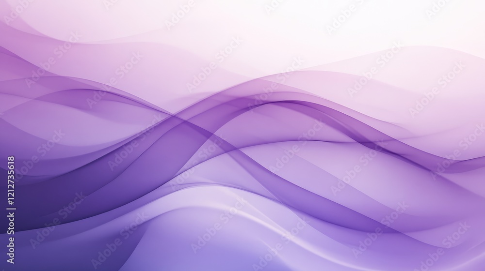 Poster soft purple wave abstract background for calm and dreamy visuals
