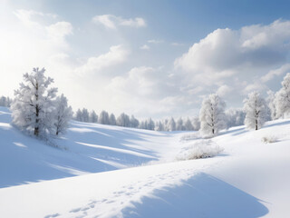winter mountain landscape