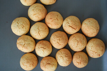 homemade cookies backed in the oven