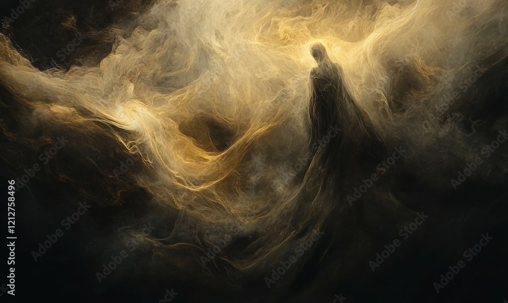 Poster this image features beautifully ethereal smoke swirls meandering gracefully against a dark backdrop,
