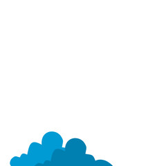 Vector Blue Clouds