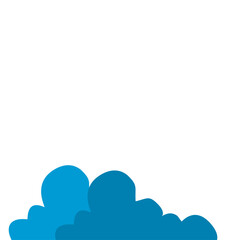 Vector Blue Clouds