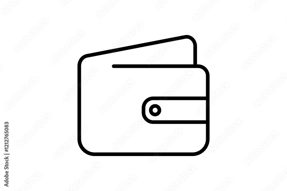Poster wallet icon. icon related to payment. suitable for web site, app, user interfaces, printable etc. li