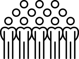 people icon teamwork, business people,heart, group