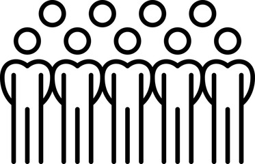 people icon teamwork, business people,heart, group