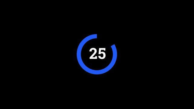 30 seconds countdown animation timer video