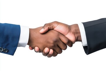 Close-up of hands exchanging documents during a business negotiation, sleek office environment with modern furniture
