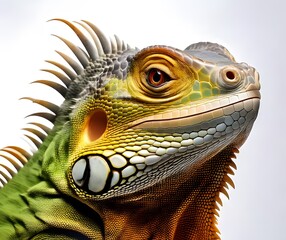 Fototapeta premium iguana on a tree