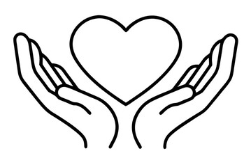 hands holding heart