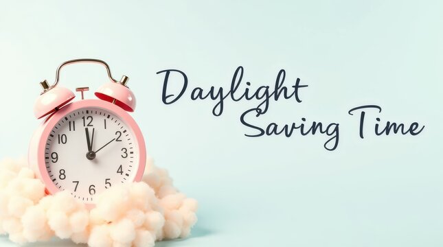Daylight saving time clock adjustment home setting visual content soft lighting close-up time management concept