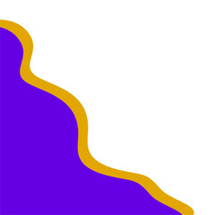 Purple Certificate Corner Decoration