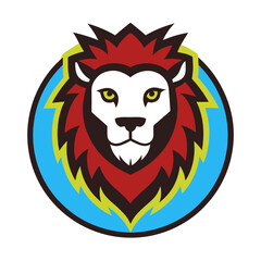 lion head illustration