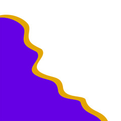 Purple Certificate Corner Decoration