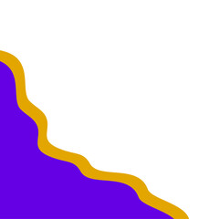 Purple Certificate Corner Decoration