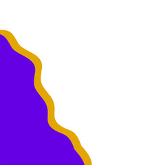 Purple Certificate Corner Decoration