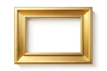 Fototapeta premium Minimalist Gold Frame, Modern Design, AI Photo