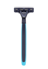 Blue shaver on transparent background (PNG File)