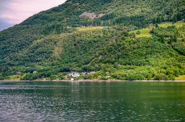 Obraz premium Hareid is a municipality in the province of Møre og Romsdal in the Vestlandet region, Norway.