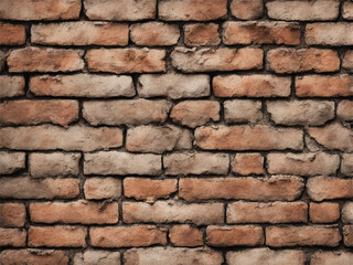 Brick wall background. Brick wall texture. Background of old vintage brick wall. Brick wall for brickwork background design.