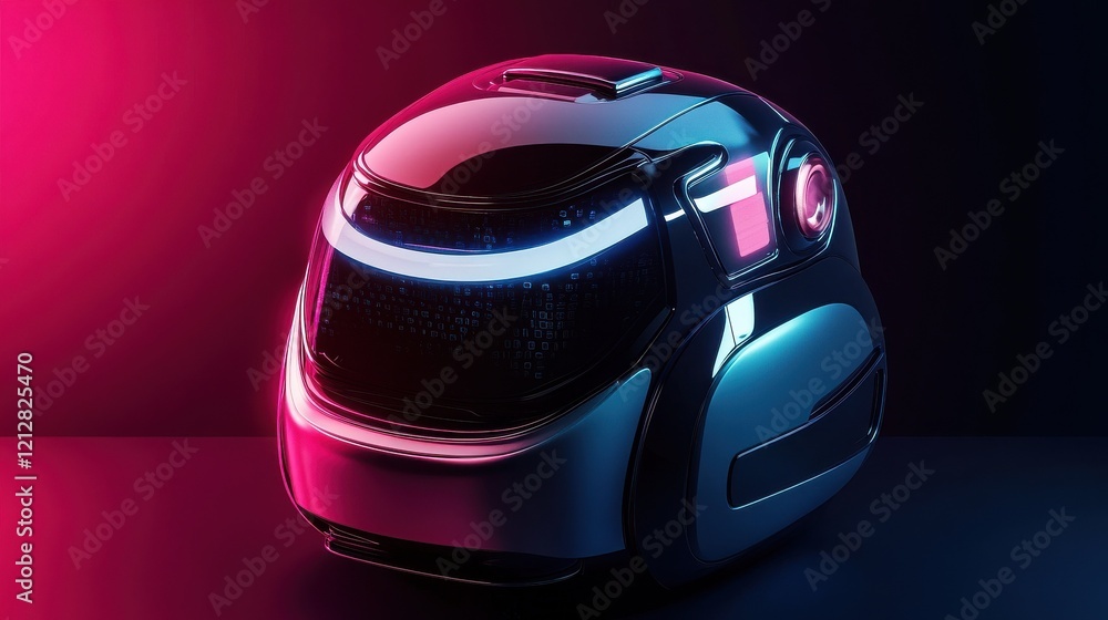 Poster robotic modern technologies, automated assistant. ai use in healthcare, artificial intelligence in f