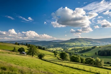 Obraz premium a-clear-blue-sky-frames-a-scenic