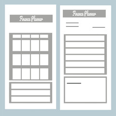 Printable Finance Planner Templates for Budget Tracking