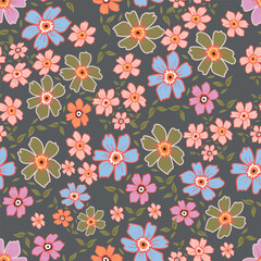 flowers Seamless pattern.