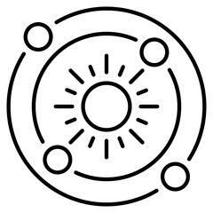 Gravity Well  Icon Element For Design
