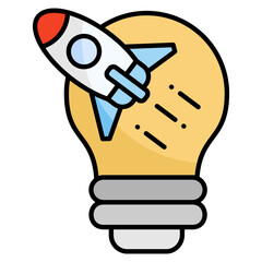Space Innovation  Icon Element For Design