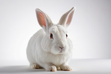 Obraz premium there is a small kitten sitting on a white surface