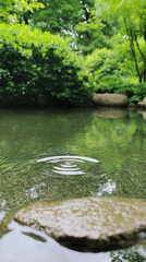 Fototapeta premium Garden Water Drop 