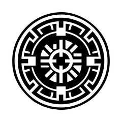 Hobo pattern icon in filled style