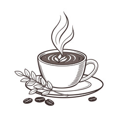 Fast food and casual dining vector illustration