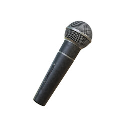 Microphone isolated on transparent background